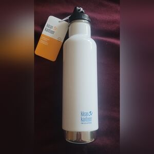 Klean Kanteen White Insulated Bottle Thermos (315)